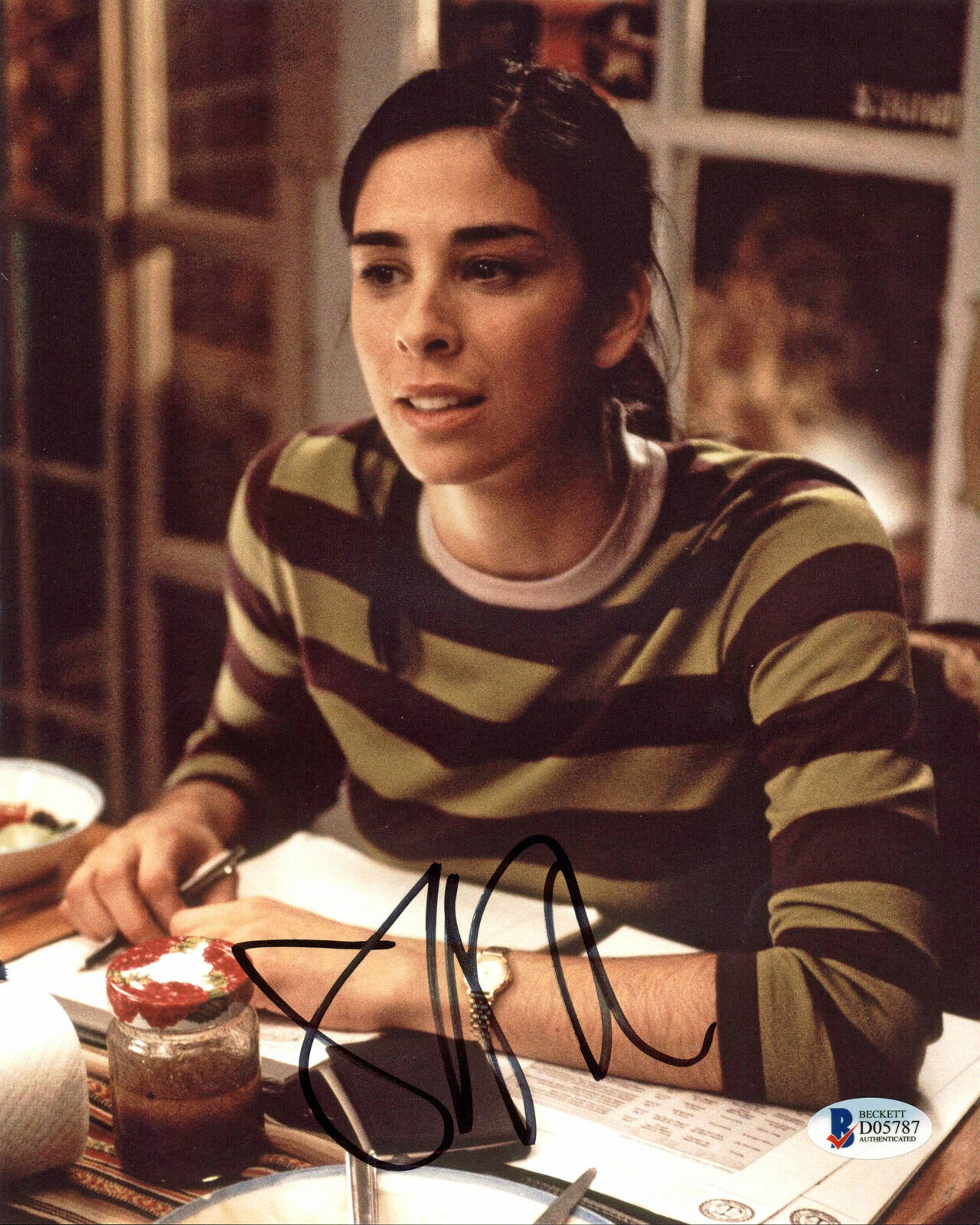 Sarah Silverman School of Rock Authentic Signed 8x10 Photo Poster painting BAS #D05787