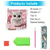 Owl-Special Shaped Diamond Painting