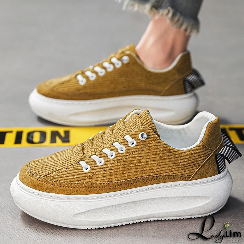 Men's Thick-Soled Height-Increasing Platform Shoes