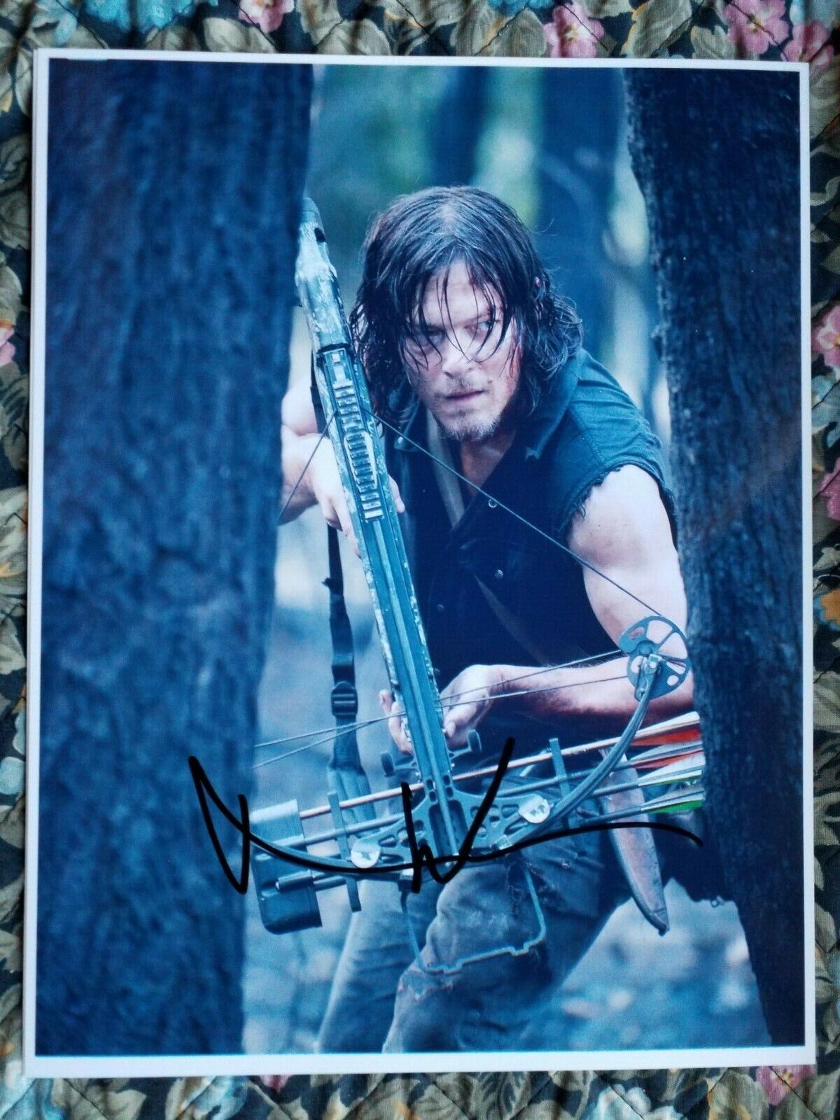 The Walking Dead NORMAN REEDUS Signed AUTOGRAPH 8.5 x 11 Photo Poster painting