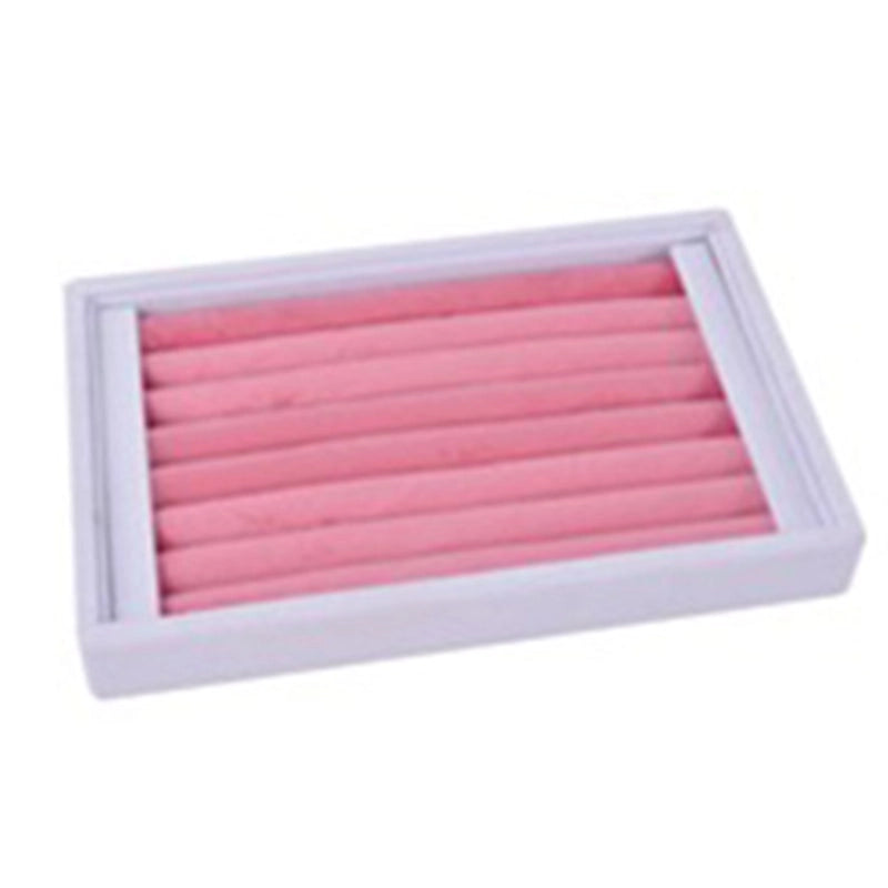 1 Piece Composite Material Flannel Minimalist Classic Style Solid Color Jewelry Boxes