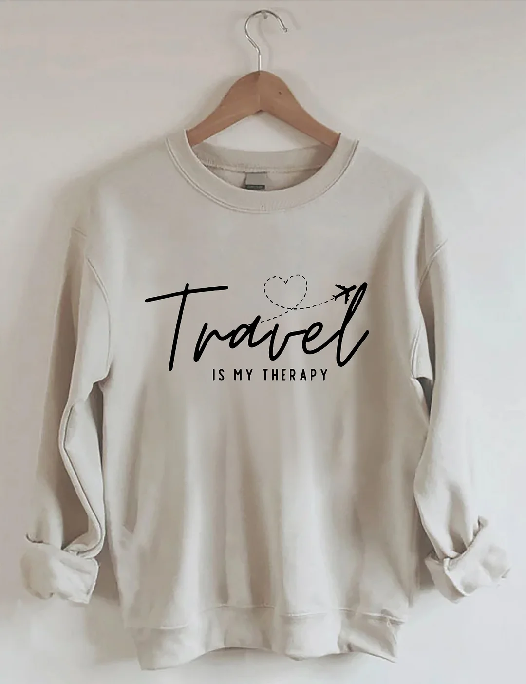 Travel Is My Therapy Sweatshirt