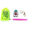 >SALE<5pcs DIY Gnomes Full Special Shaped Diamond Painting Keychain Kit (AA914)