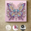 DIY Pearl Painting Butterfly for Home Wall Decor with Frame(25x25cm)