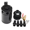 Universal Car Baffled Collection Tank 2/3 Port Breather Separator Tank Fuel Tack