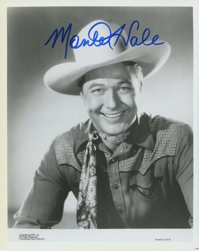 Western Star MONTE HALE Signed Photo Poster painting