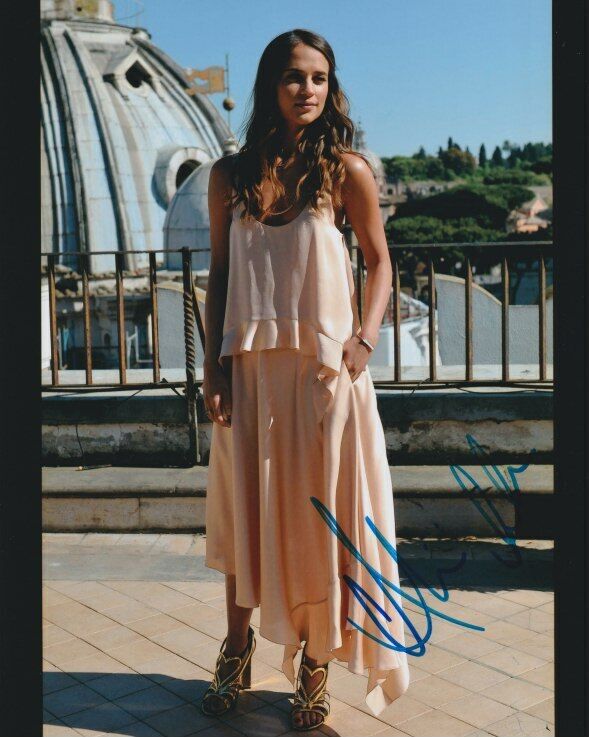 Alicia Vikander signed in-person 8x10 Photo Poster painting