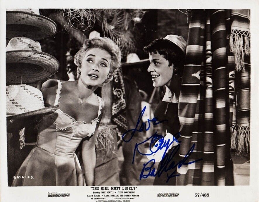 KAYE BALLARD Vintage Signed Photo Poster painting - THE GIRL MOST LIKELY