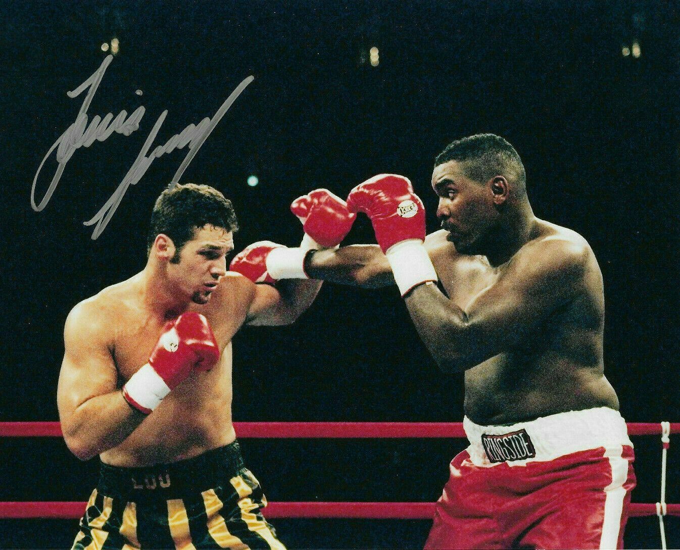 Lou Savarese Signed 8x10 Photo Poster painting Boxer Boxing Champ COA - Autographed