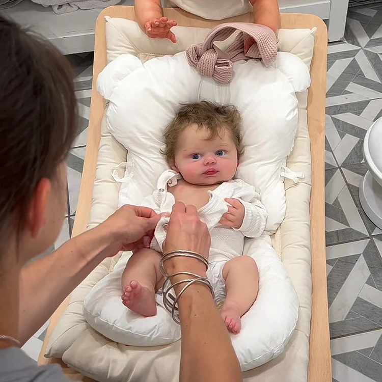 [Pre-order] 12"&16"& 20" Flexible Solid Platinum Liquid Full Silicone Reborn Doll Baby Boy or Girl Named Poriar and Heddin