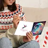 (US Local)6Pcs Hummingbird DIY Diamond Painting Greeting Card for Holiday Party Favors