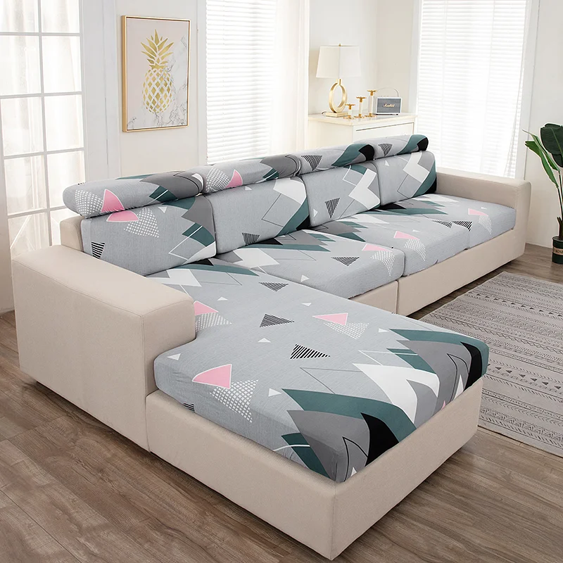 Nigikala Printed Sofa Seat Cover Stretch Sofa Covers for Living Room Furniture Protector Armchair Couch Cover for Pets, Kids 1pc