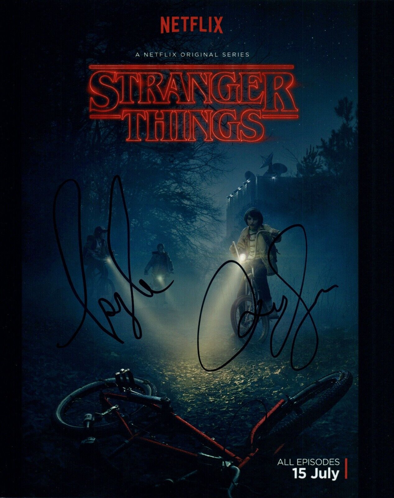 Michael Stein & Kyle Dixon Signed 8x10 Photo Poster painting STRANGER THINGS Music Composers COA