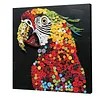 DIY Pre-Framed Parrot Button Art Canvas Kit