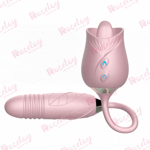Rose Tongue Extender W/Dildo  