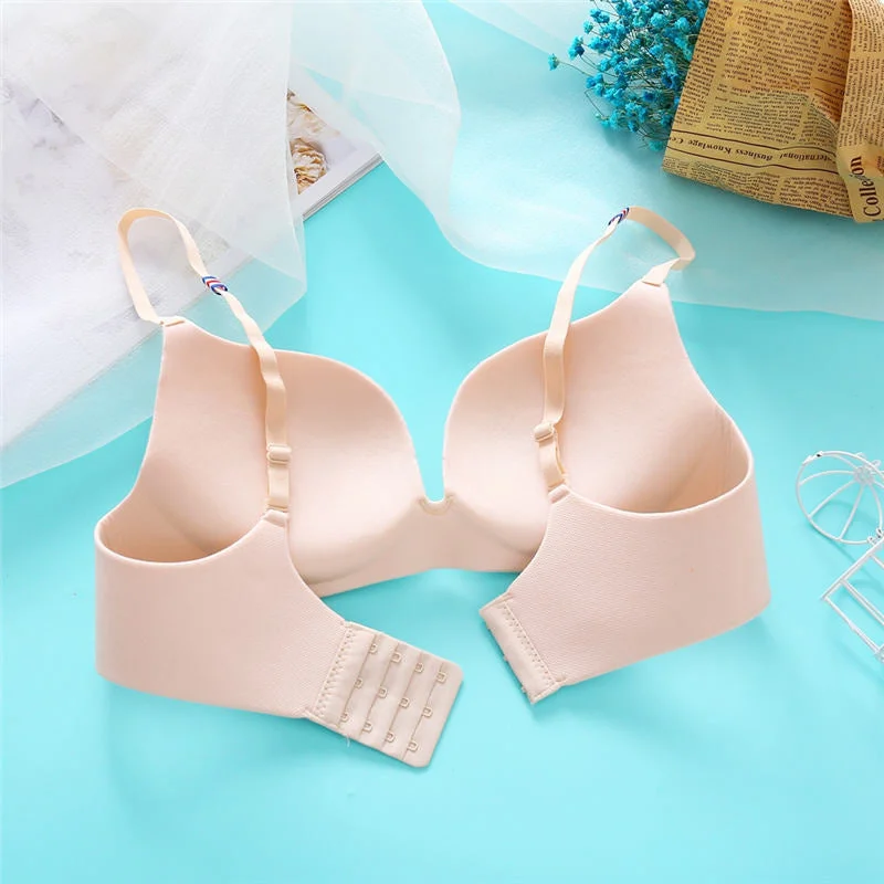 Women Bra Sexy Underwear Wireless Seamless Bras Female Brassiere Intimate Lingerie Push Up Bra Solid Color Bralette A/B Cup