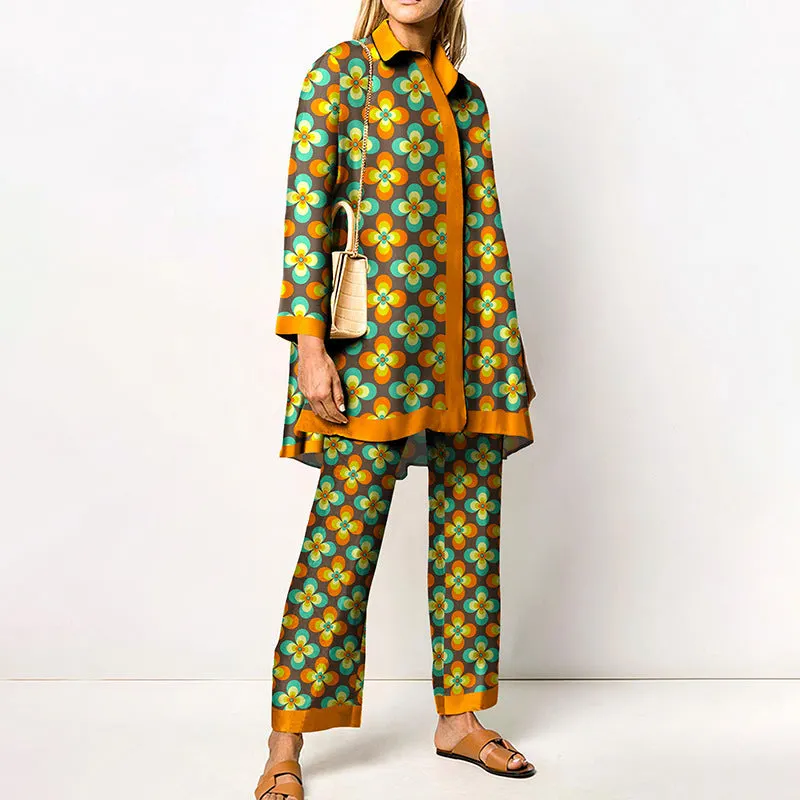 Brownm Sleeve Outfit Urban Cool Popular Digital Blouses