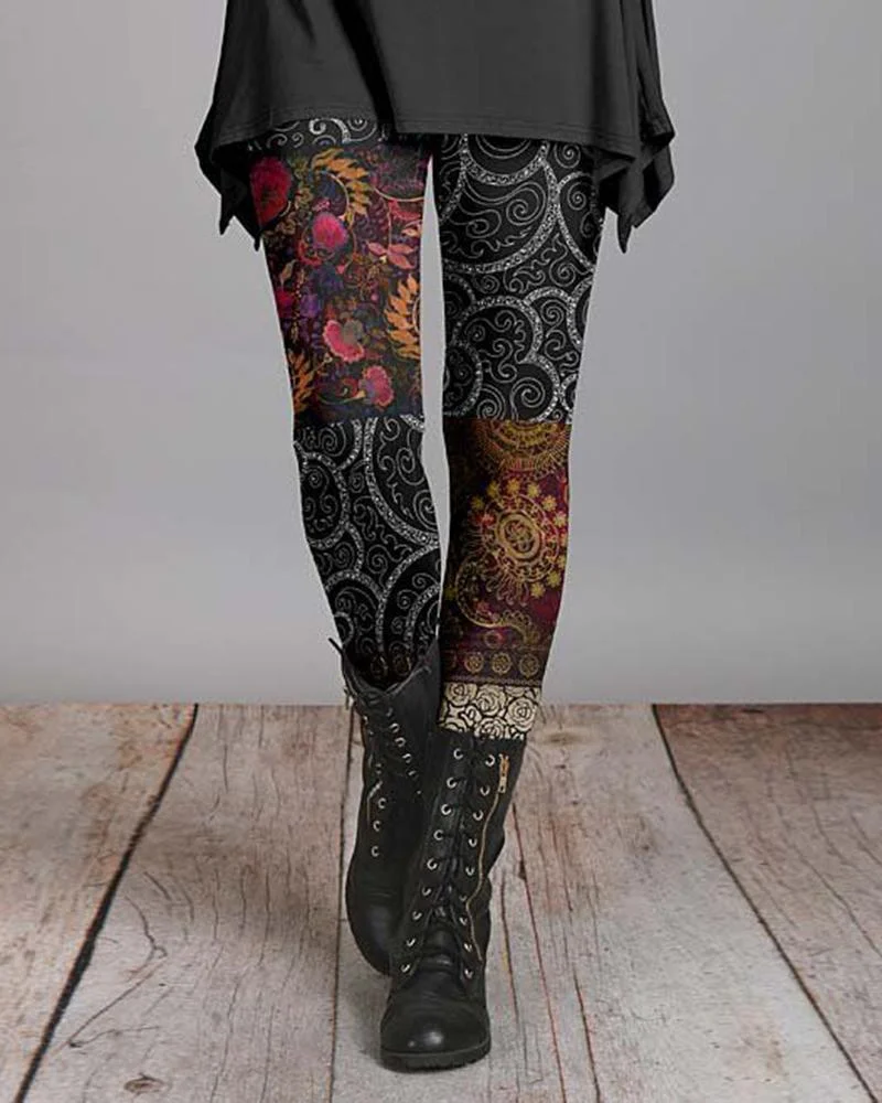 Women's Casual Printed Pants01