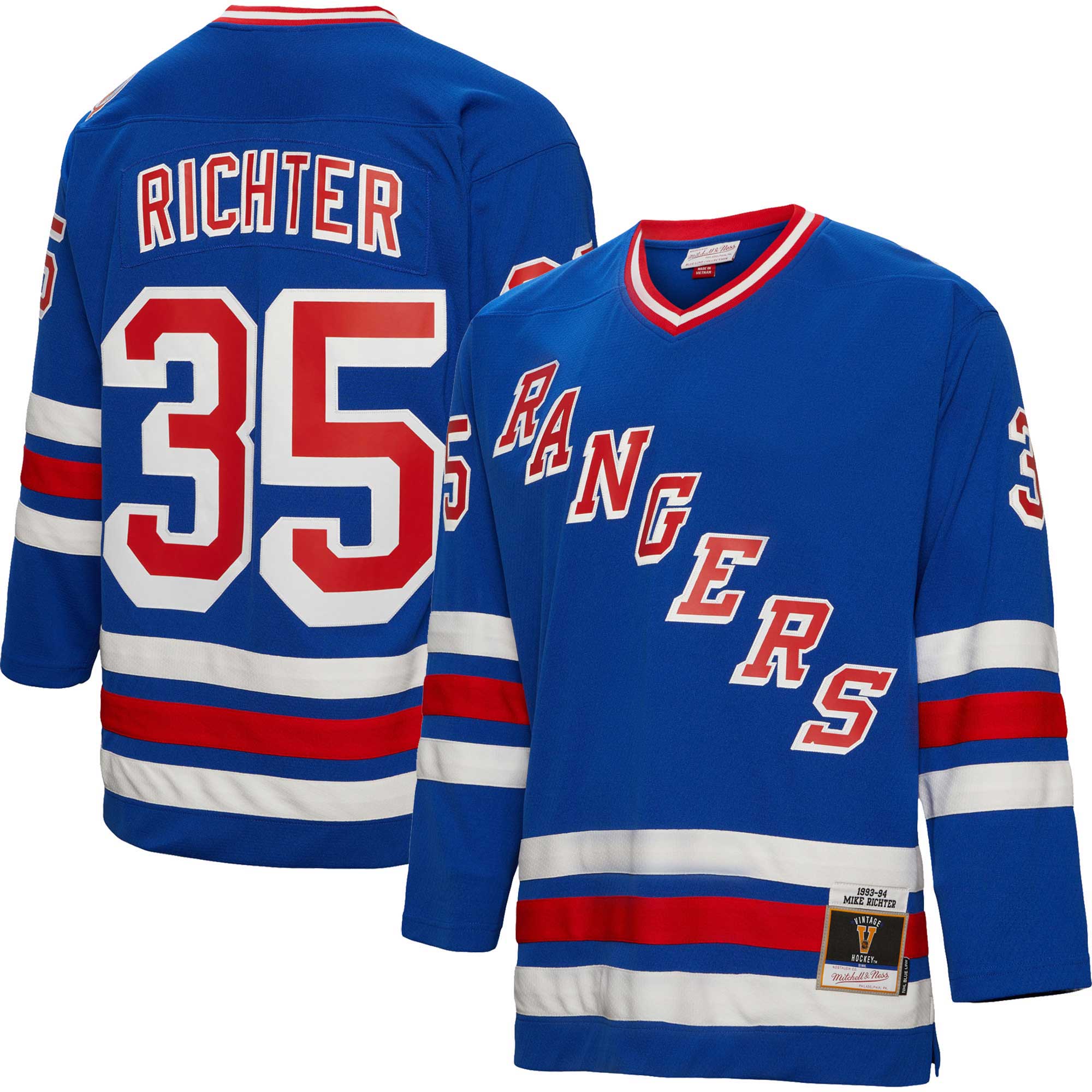 Mike Richter New York Rangers Mitchell & Ness  1993/94 Blue Line   Jersey – Blue mysite