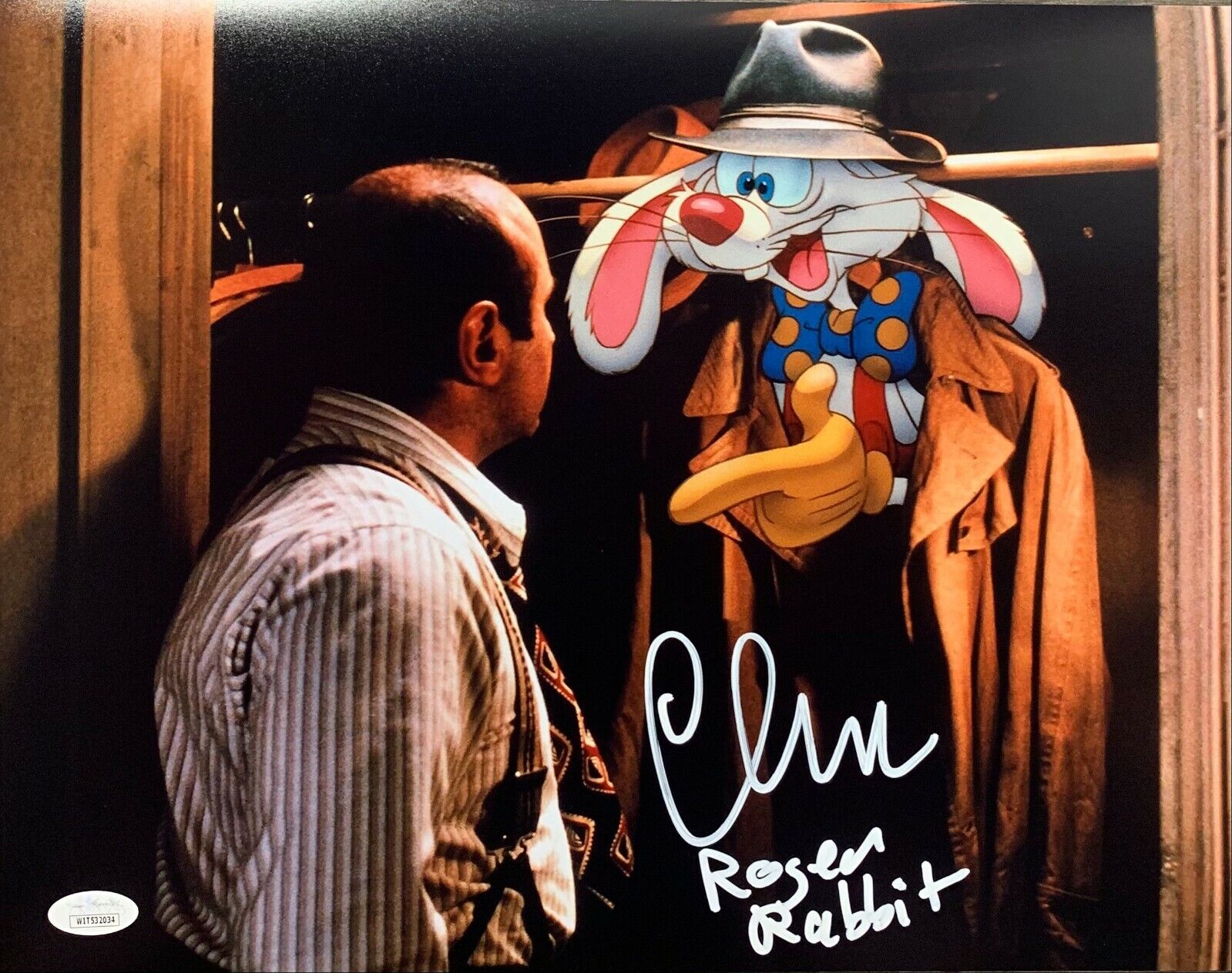 Charles Fleischer autograph signed inscribed 11x14 Who Framed Roger Rabbit JSA