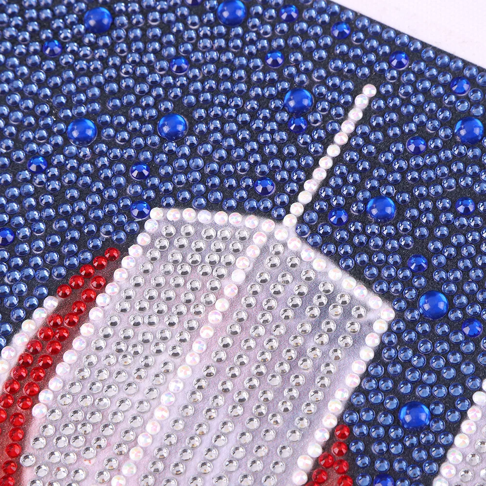 Diamond Painting - Full Crystal Rhinestone - US Flag(30*40cm)