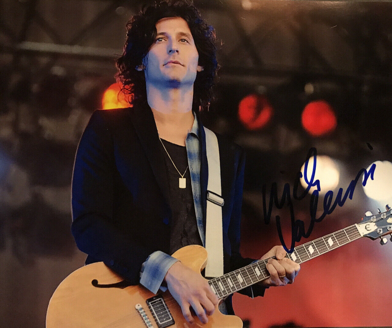 NICK VALENSI HAND SIGNED 8x10 Photo Poster painting THE STROKES ORIGINAL GUITARIST AUTHENTIC!!