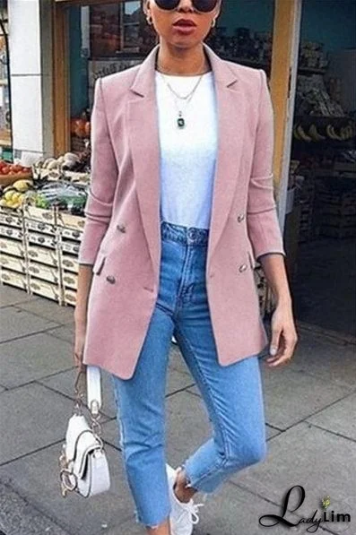 Fashion Candy Color Temperament Blazer