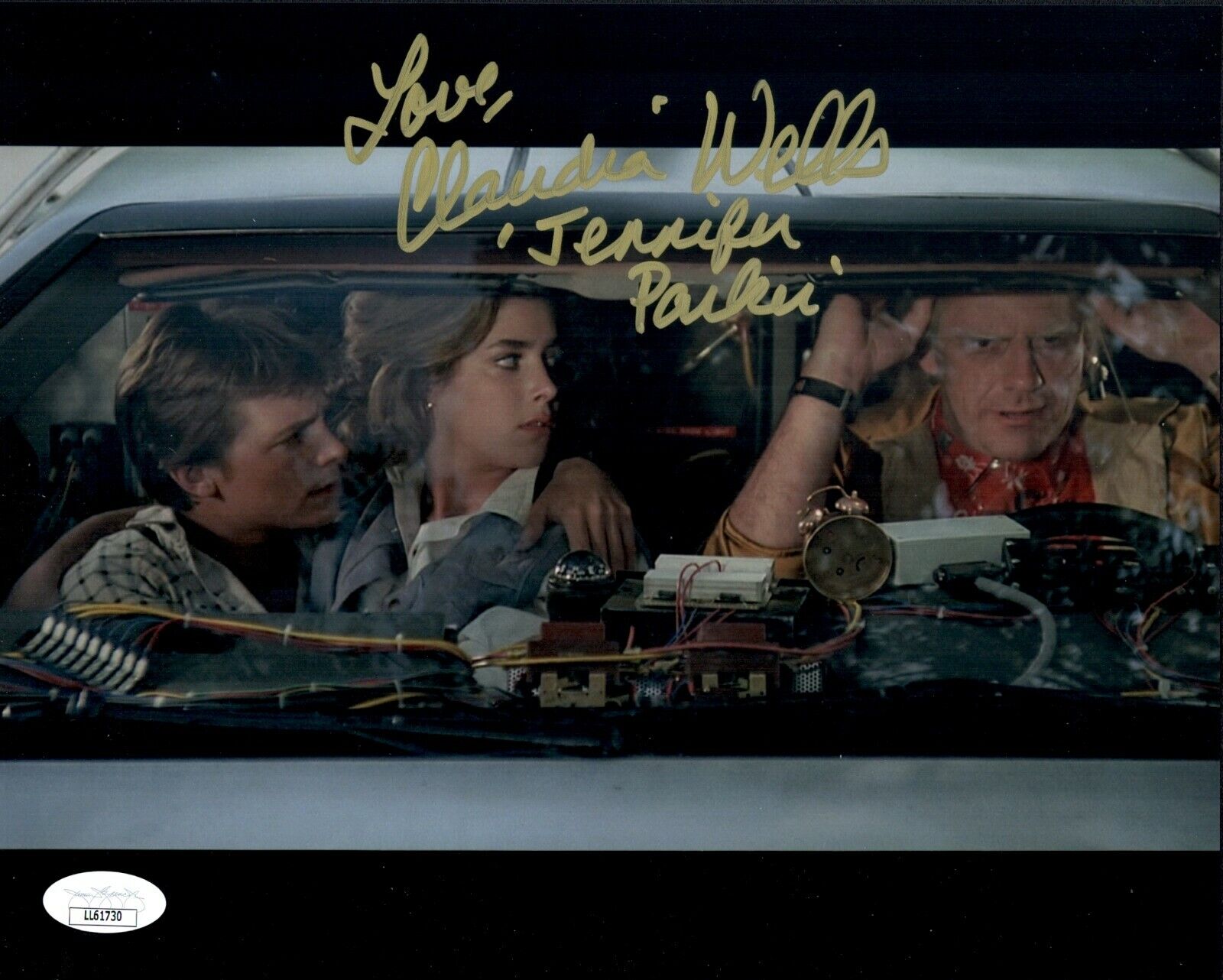 CLAUDIA WELLS Signed 8x10 Photo Poster painting BACK TO THE FUTURE Autograph JSA COA Cert