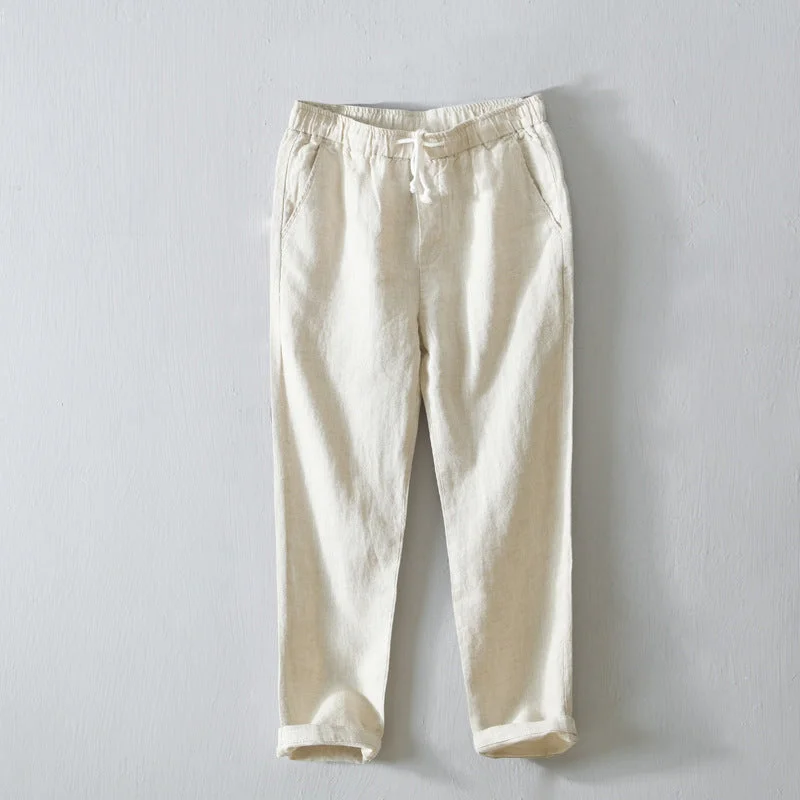 Neutral Linen Pants