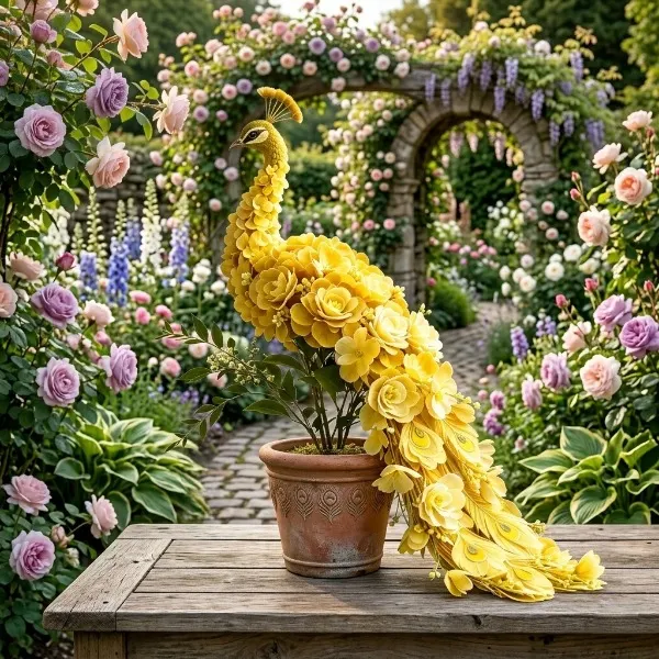 🦚Magical plants! Peacock Feathered Bloom dazzling series✨