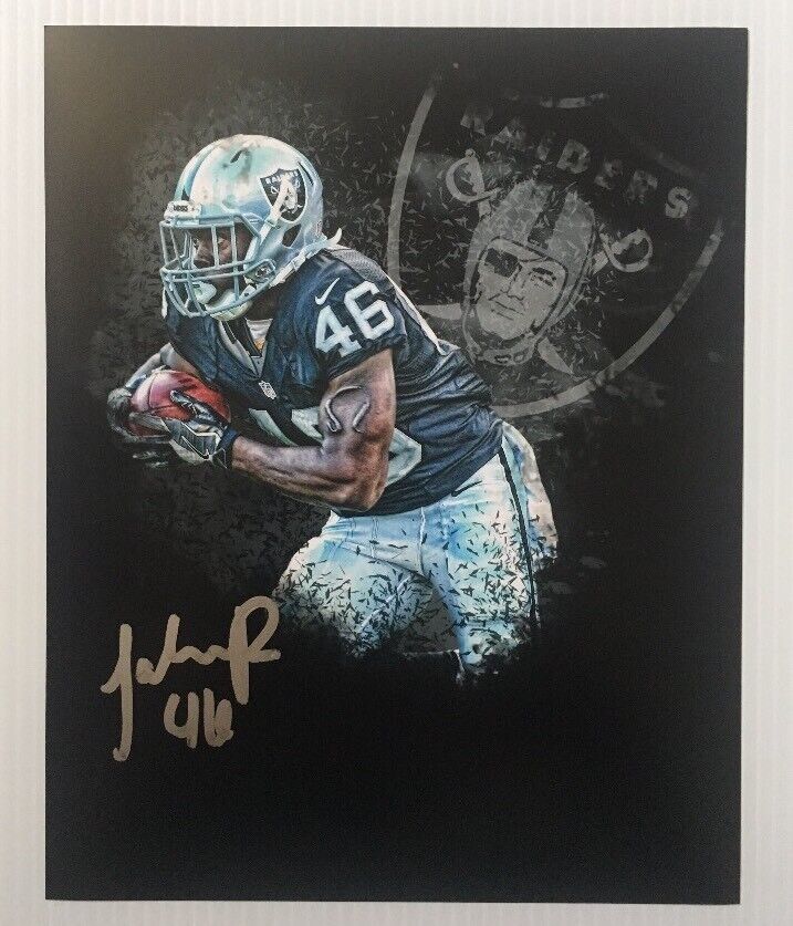 JALEN RICHARD Signed Autographed 8x10 Photo Poster painting Oakland Raiders 8