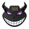 Demon Eye LED Car Window Warning Light Solar Panel Breathing Lamp