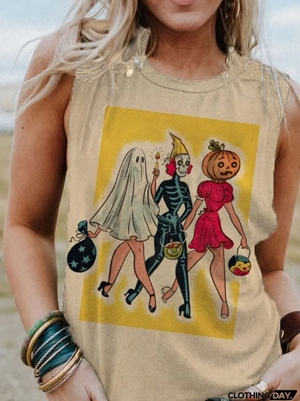 Women's Casual Print Tank Top