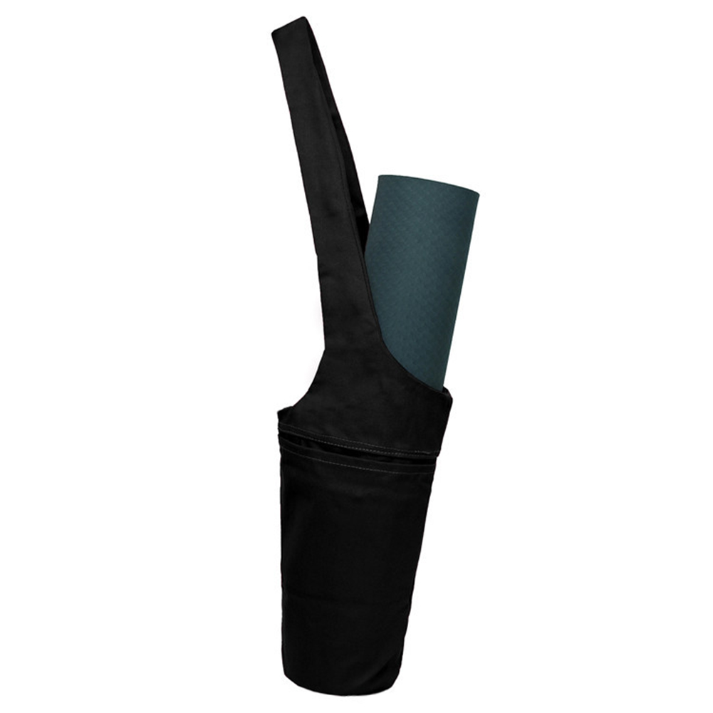 

Solid Yoga Mat Bag Canvas Pocket Sport Cushion Sling Shoulder Pouch, 501 Original