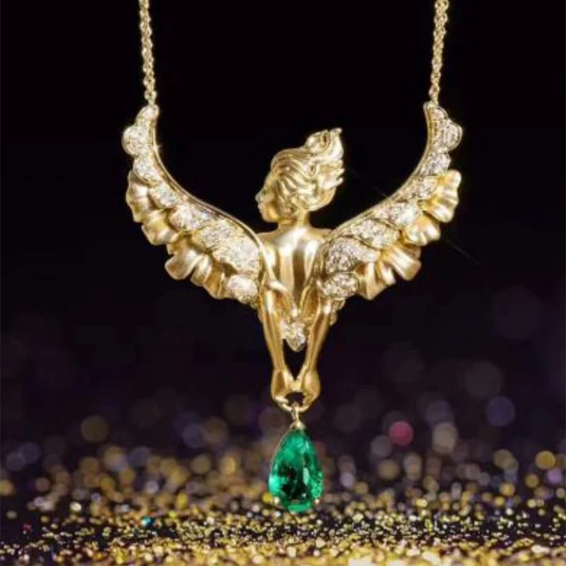 Queen Angel Wing Necklace