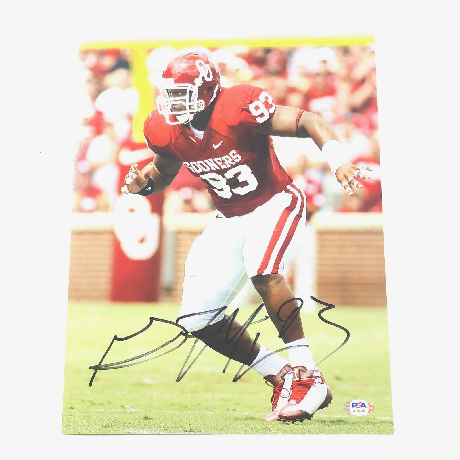 Gerald McCoy signed 11x14 Photo Poster painting PSA/DNA Oklahoma Sooners Autographed