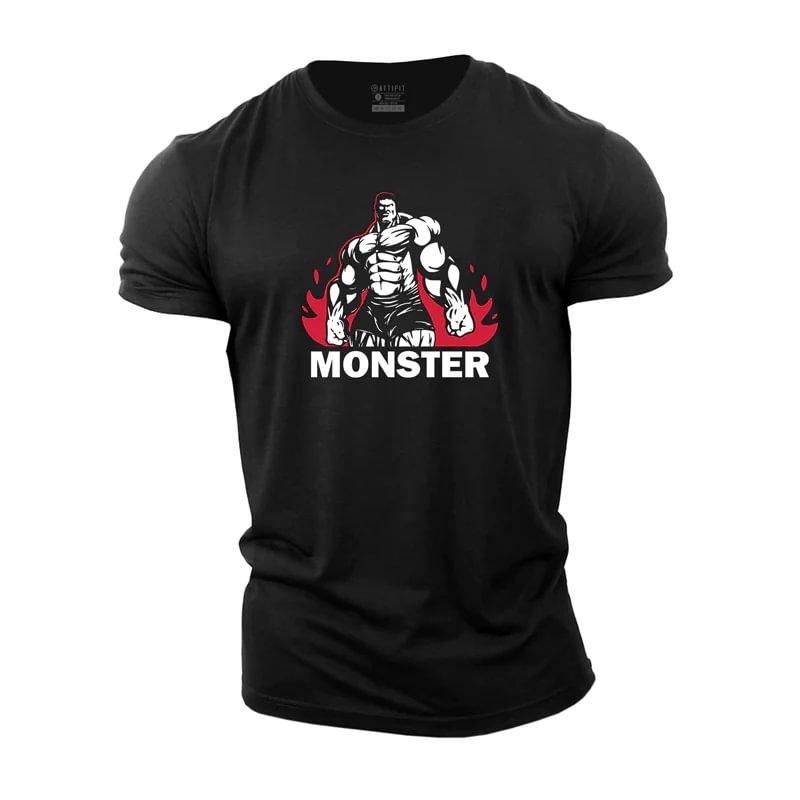 Cotton Monster Graphic T-shirts tacday