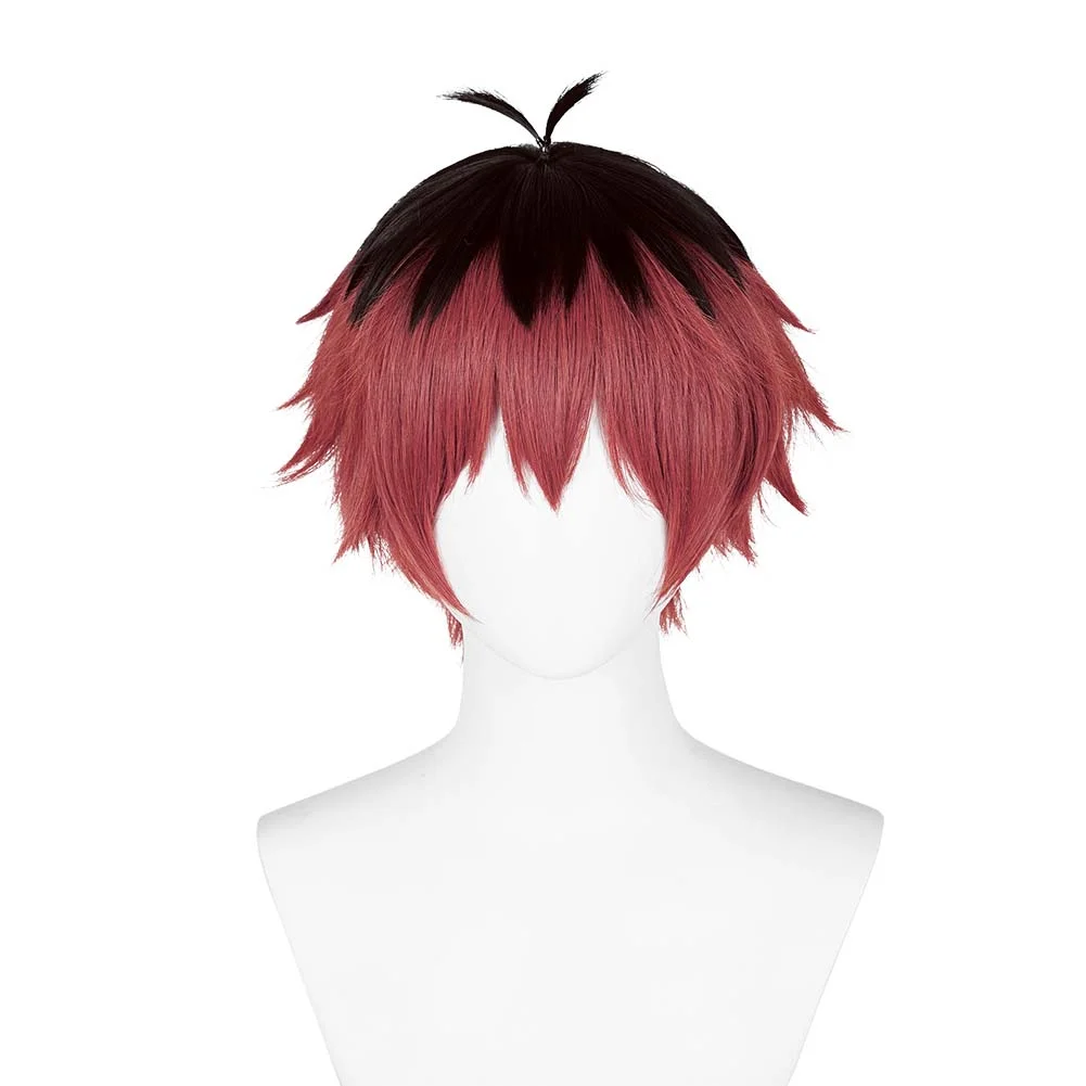 Anime Frieren:Beyond Journey's End 2023 Stark Black And Red Wigs Cosplay Accessories Halloween Carnival Props