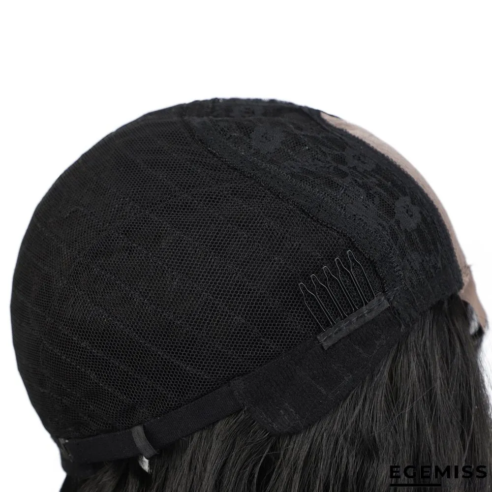 Chemical Fiber Wigs with Big Waves and Long Curly Hair Women's Front Lace Wigs | EGEMISS