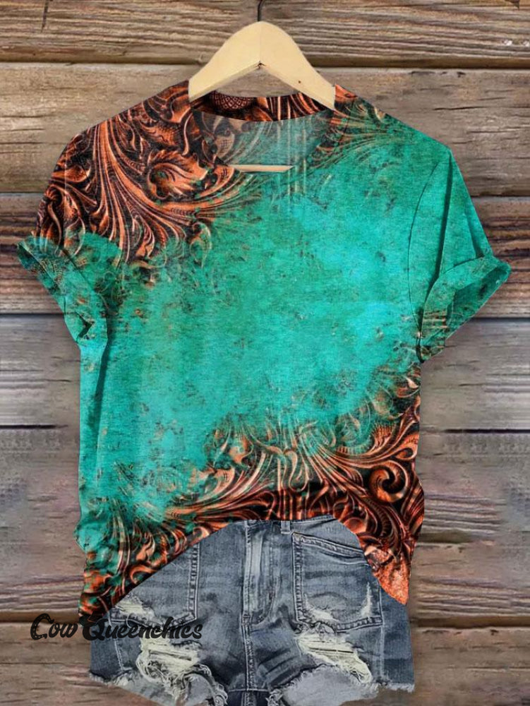 Vintage Art Print T-Shirt Multicolor / S