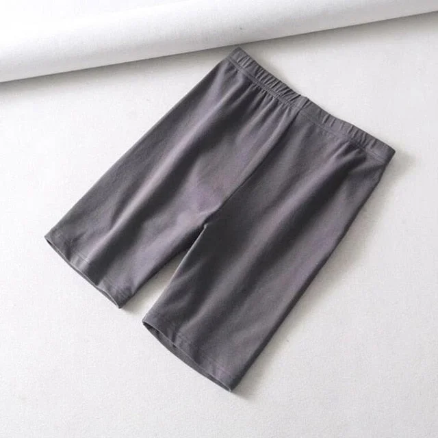 Women Summer Cycling bike Shorts Stretch Basic Short Solid Black Shorts for women female clothing pantalones sweatpants strike