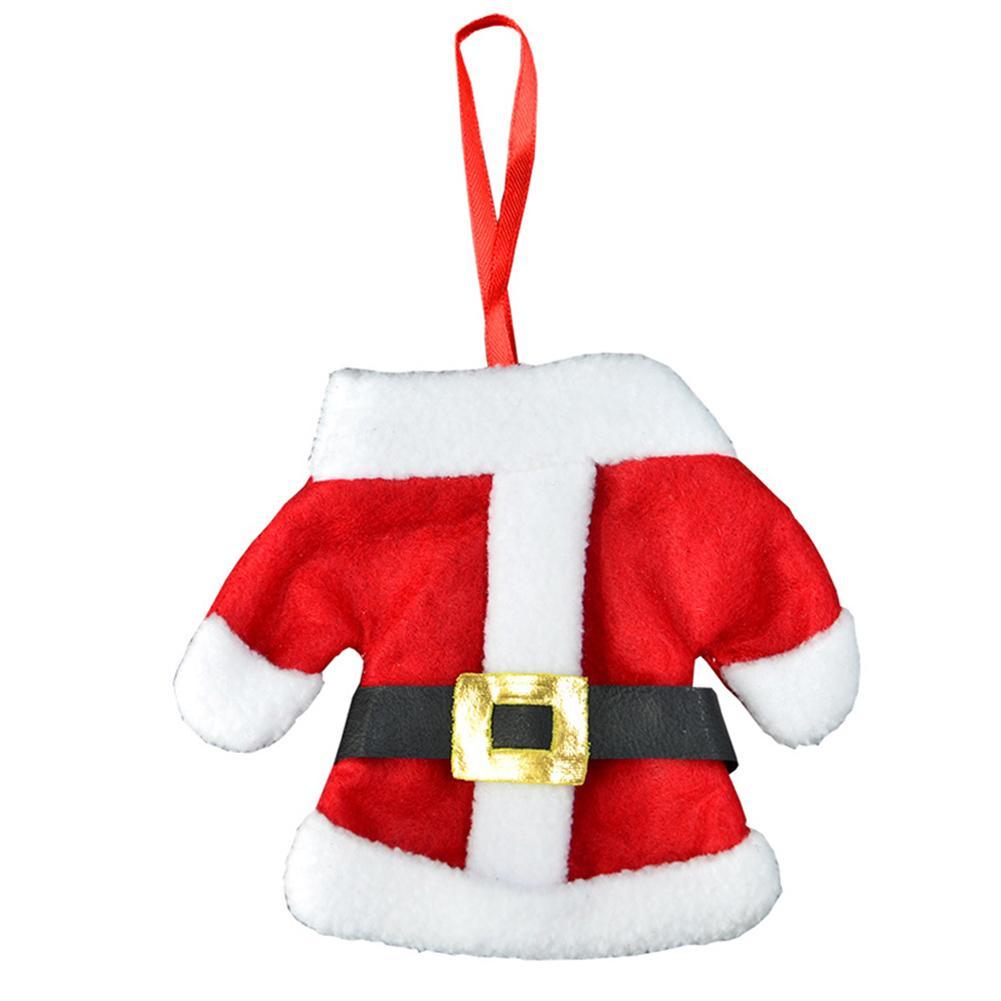 

6pc Christmas Santa Claus Pants Cutlery Bags Covers Xmas Tableware Decor, 501 Original
