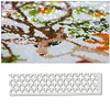 125 Diamond Painting Tools Square Drill Cross Stitch Point Drill Ruler (A)