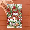 2pcs DIY 5d Diamond Painting Acryl Schmuckschatulle Kit Geschenk für Erwachsene (Schneemann)