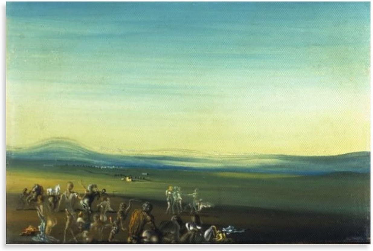 BIANSI Salvador Dali Art Poster Erotic Beach Posters Wall Art Painting Canvas Gift Living Room Prints Bedroom Decor Poster Artworks 12x18inch(30x45cm) 12x18inch(30x45cm)