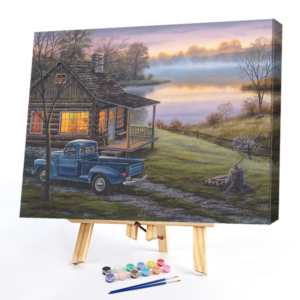 

50*40CM - Paint By Numbers - Countryside, 501 Original