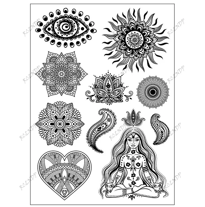 Sdrawing Temporary Tattoo Sticker Bow Knot Sexy Lace Butterfly Flower Arm Leg Body Art Flash Tatoo Fake Tatto for Men Women