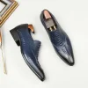 Unique Leather Loafers Moccasins Shoes for Men