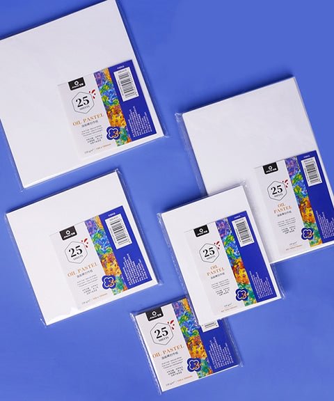 25 Sheets 230 GSM Oil Pastel Sketch Paper-Himinee.com