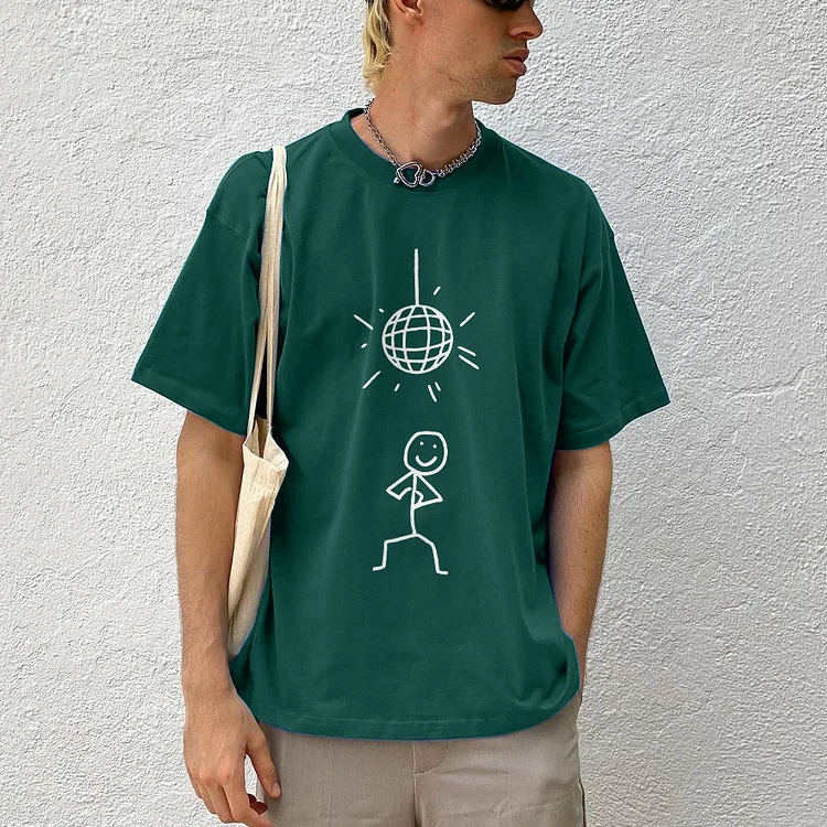 Dancing Under The Disco Ball Printed T-shirt